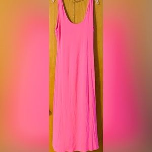 Vibrant pink size large sun dress